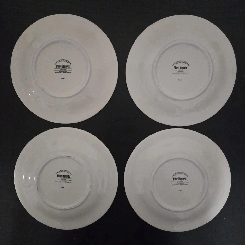 Pier 1 Imports Chelsea Floral 9 Inch Plates